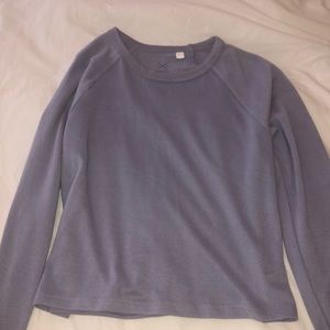 Purple long sleeve fleece